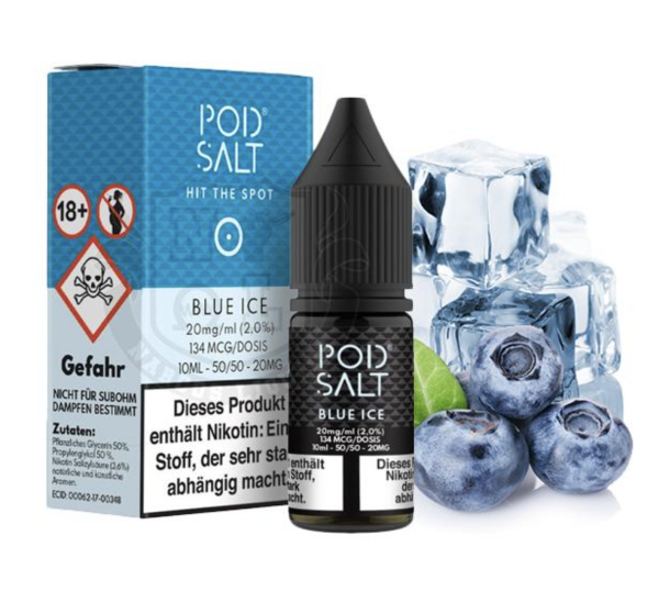 POD SALT - Blue Ice - Nikotinsalz Liquid - 10ml / 11mg