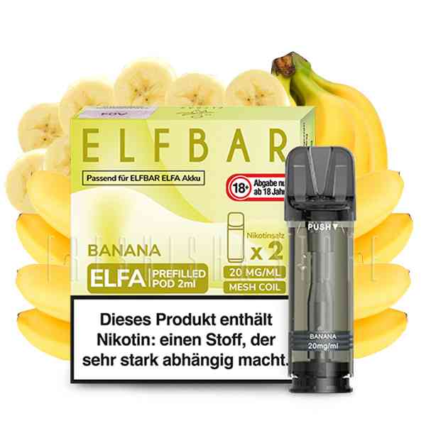 Elf Bar - ELFA Prefilled Pod - Banana - 2ml - 2er Pack