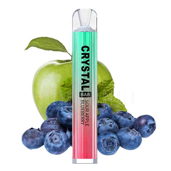 SKE Crystal Bar - Einweg E-Zigarette - Sour Apple (Blue)Berry