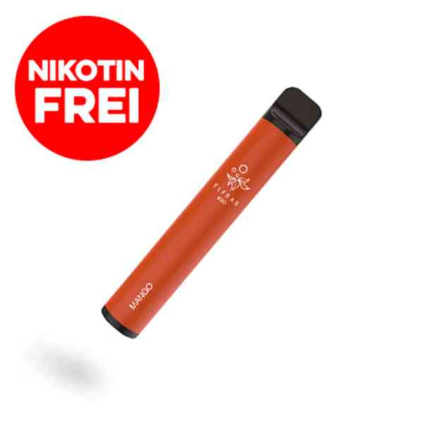 Nikotinfrei - Elf Bar 600 Einweg E-Zigarette - Mango Ice