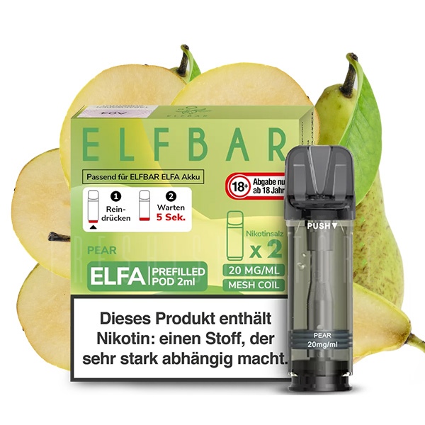 Elf Bar - ELFA Prefilled Pod - Pear - 2ml - 2er Pack