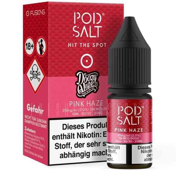 Pod Salt - Fusion - Pink Hace - Nikotinsalz Liquid - 10ml - 20mg
