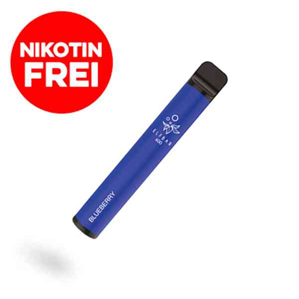 Nikotinfrei - Elf Bar 600 Einweg E-Zigarette - Blueberry