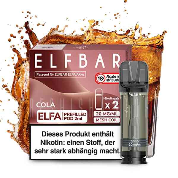 Elf Bar - ELFA Prefilled Pod - Cola - 2ml - 2er Pack