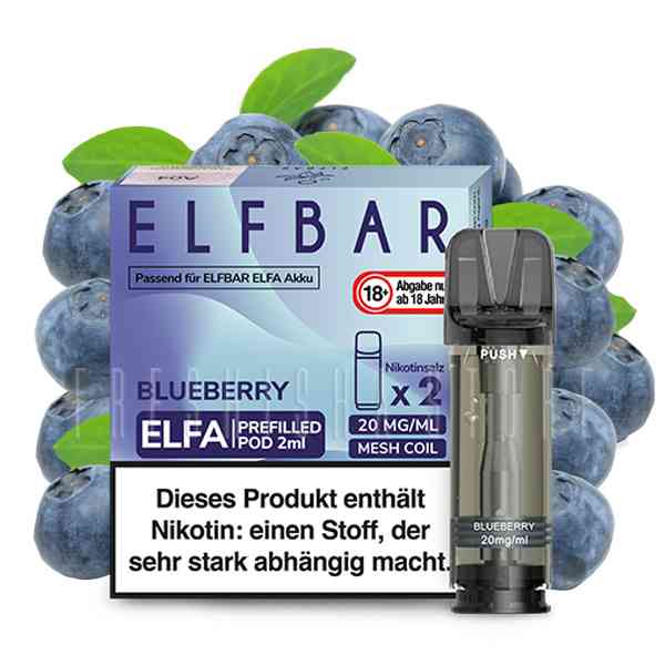 Elf Bar - ELFA Prefilled Pod - Blueberry - 2ml - 2er Pack