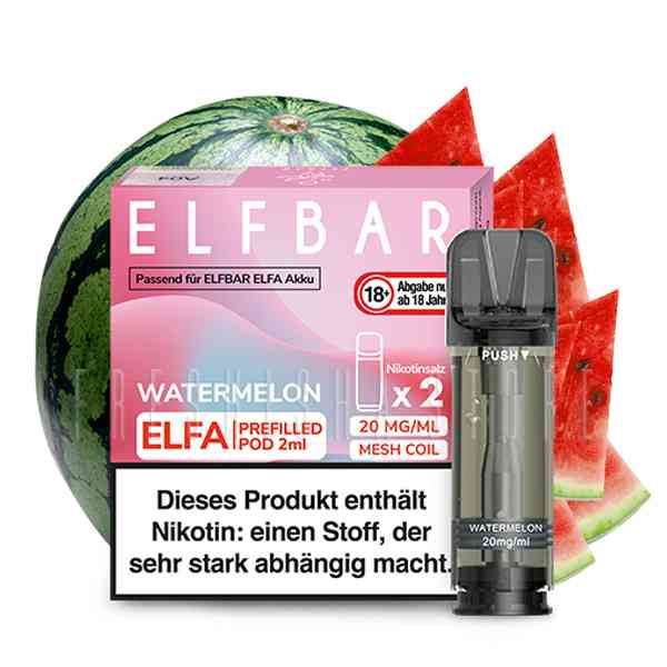 Elf Bar - ELFA Prefilled Pod - Watermelon - 2ml - 2er Pack