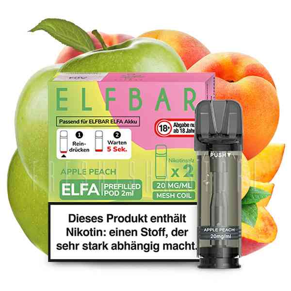 Elf Bar - ELFA Prefilled Pod - Apple Peach - 2ml - 2er Pack